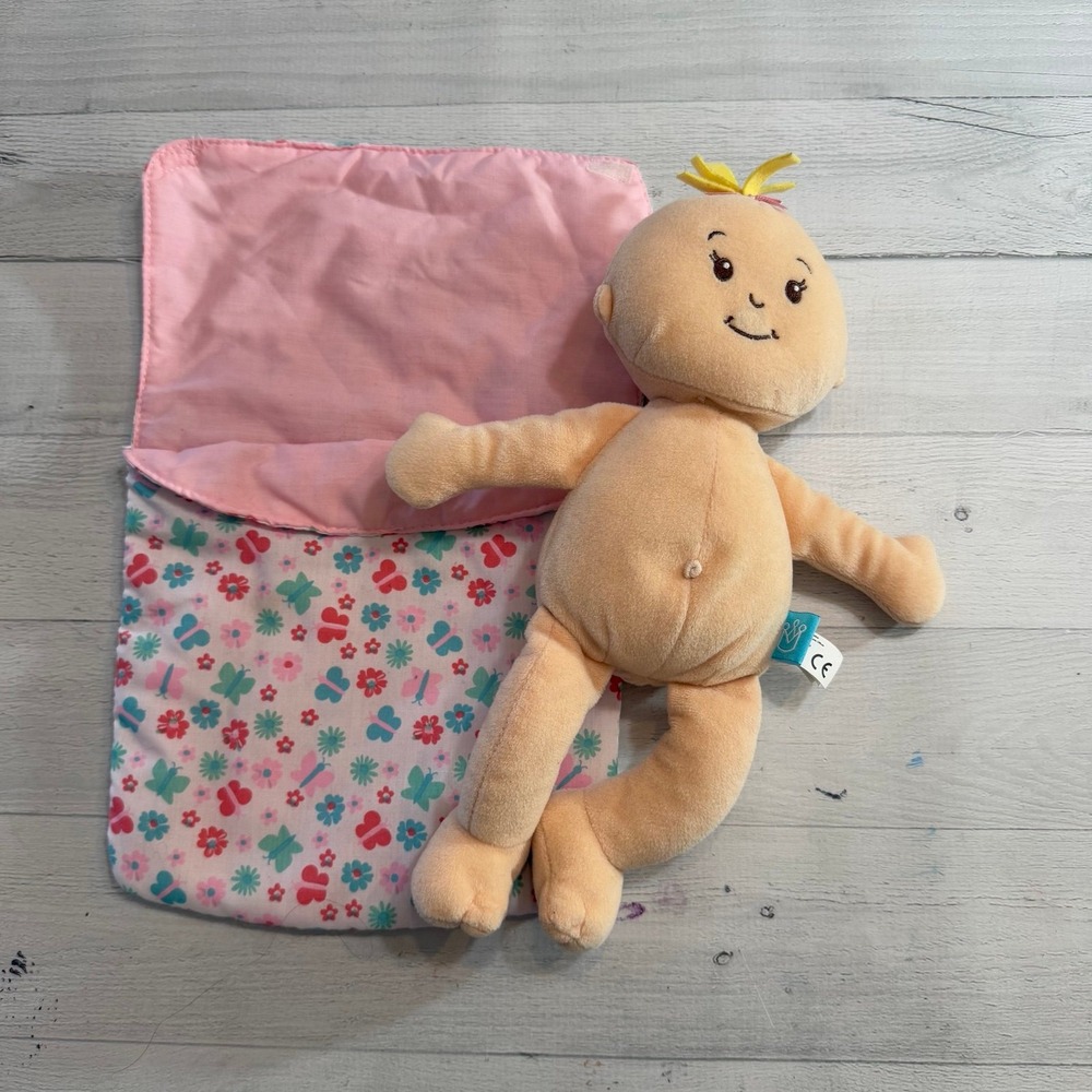 Manhattan Toy Company plush wee baby Stella light skin blonde hair girl doll